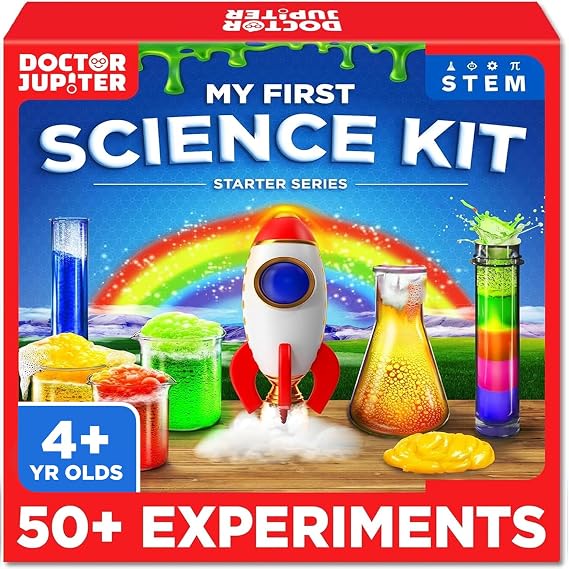 Doctor Jupiter Science Experiments Kit for Kids Ages 4+, Girls & Boys Gifts