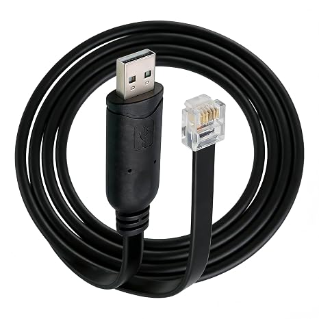 APC Serial Cable 940-0144b USB to RJ12 Console Cable for APC Meter and Switch PDU AP78xx,AP79xx,AP86xx,AP88xx,AP89xx(6FT/1.8M)