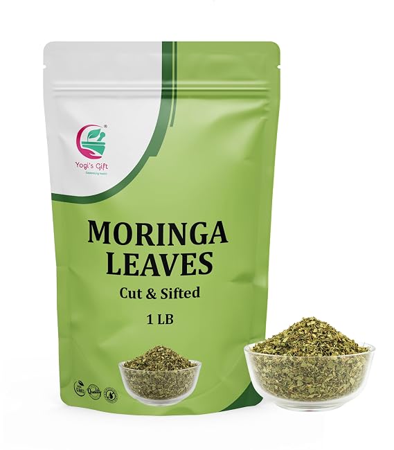 Yogi's Gift Moringa Leaves 1 Lb | Cut & Sifted Loose Leaf for Herbal Tea