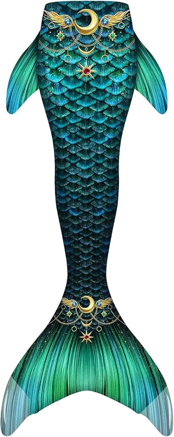 Mermaid Tails for Swimming for Women, Teens and Adults Fabric Tail Skin ONLY