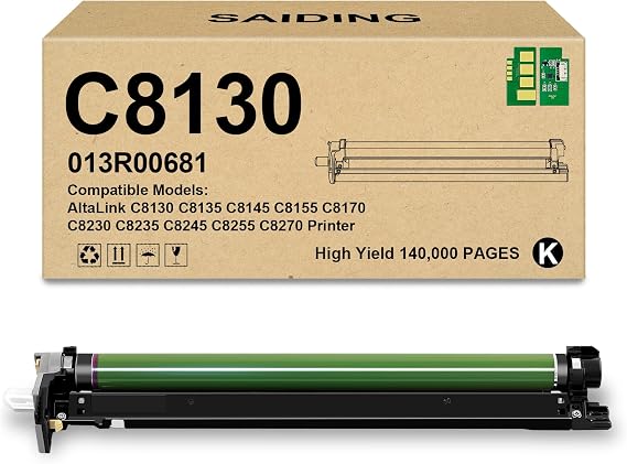 SAIDING C8130 Drum Unit Replacement for Xerox 013R00681 Drum Cartridge
