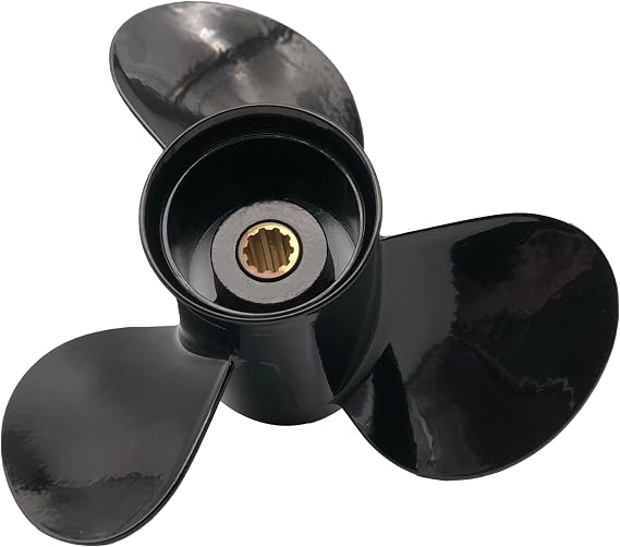 Aluminum Outboard Propeller Boat Prop (9.9x9, 9.9x10, 9.9x11, 9.9x12, 9.9x13, 9.9x14) Replacement for Mercury/Tohatsu 25/30 HP (4-Stroke)/MFS&NSF25/30