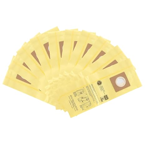 Hoover Commercial Vacuum Cleaner Bags for HushTone Upright Vac, Pack of 10