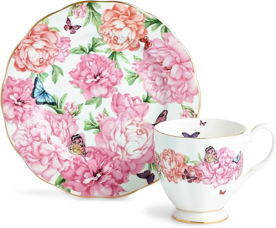 Miranda Kerr for Royal Albert Friendship Gratitude 2-Piece Set (Mug & Plate 8")