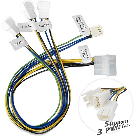 AK-CB002 PWM splitter smart fan cable - 30 cm