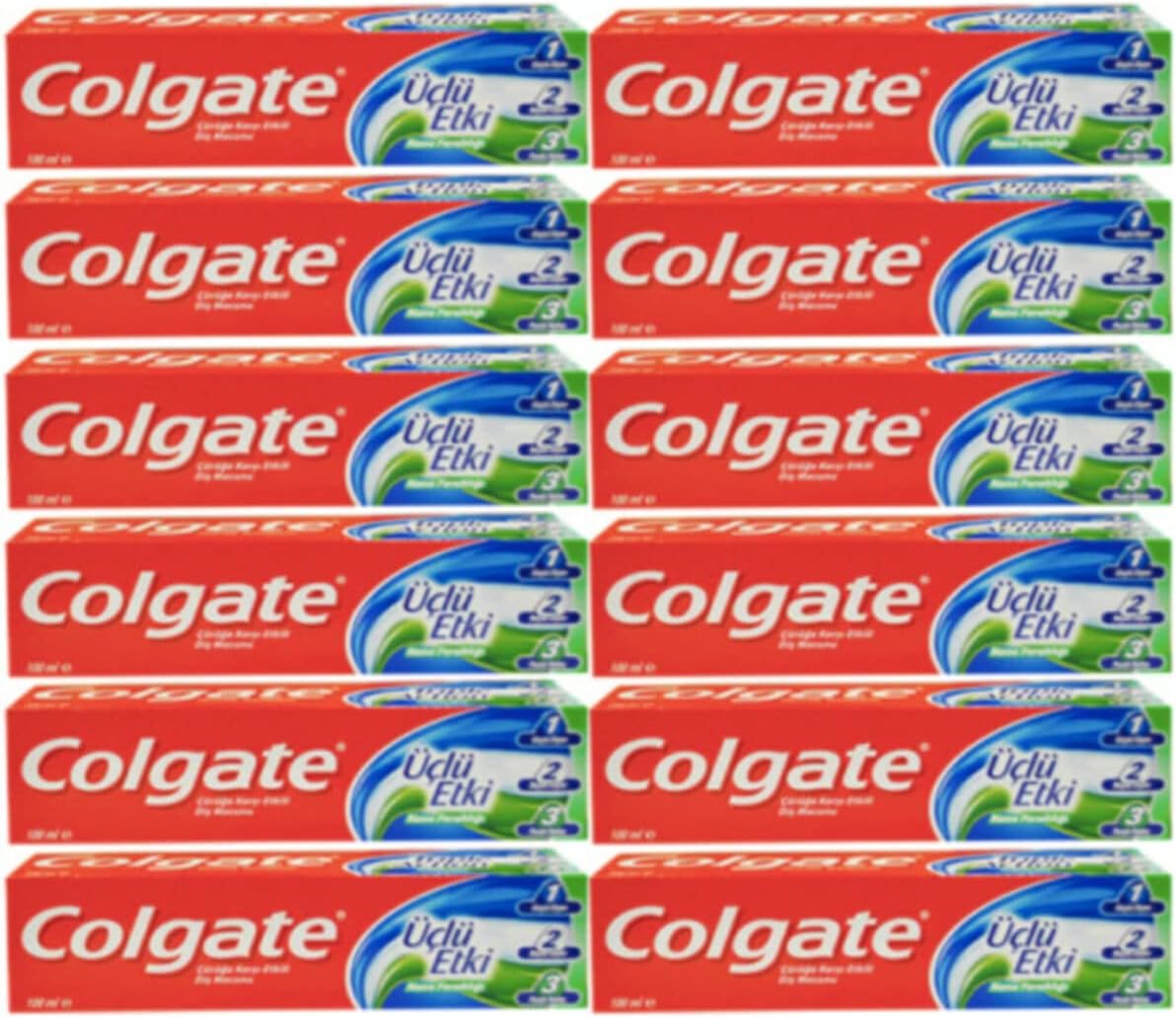 COLGATE Üçlü Etki Diş Macunu 100 Ml 12 Li
