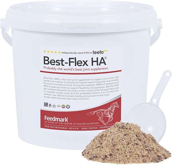 BEST-FLEX HA® | Probably the World’s Best Horse Joint Supplement | Supports Horse Joint Health & Mobility | 240 Days Supply | 25.6kg | 100% British Made | UFAS & BETA NOPS Accredited