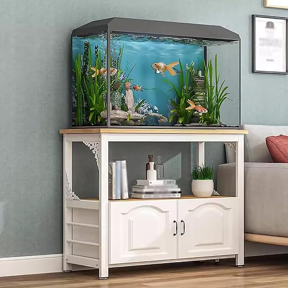 JYHHCYS 10 20 30 Gallon Fish Tank Stand Holder Modern Aquarium Stands Breeder Tank Stand Rack Reptile Tank Stand Holder(Color:#8,Size:(LxWxH) 50x30x70cm)