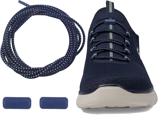 UamGlsob Elastic Quick Laces for Skechers Running Training Shoes, Stretchy Shoelaces Strings Replacements Bungee Speed Laces