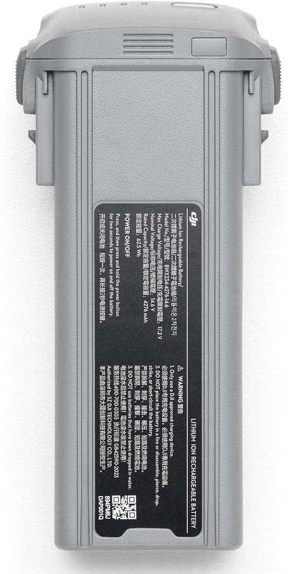 DJI Air 3S Intelligent Flight Battery | 45-minute flight time with Off-State QuickTransfer for aerial photography, file management and extended exploration