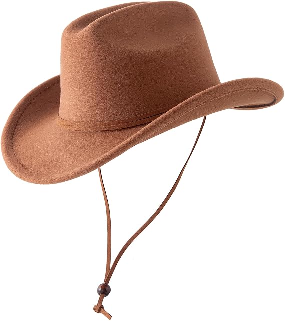 Jastore Kids Boys Girls Cowboy Hat Toddler Western Rodeo Cowboy Cowgirl Hat with Landyard