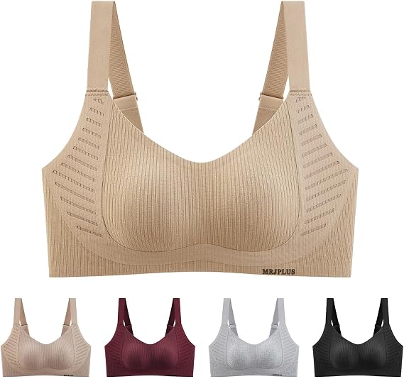 Full Coverage Bras for Older Women Seamless Wireless Supportive Push Up No Underwire Comfortable 2026 Bralette