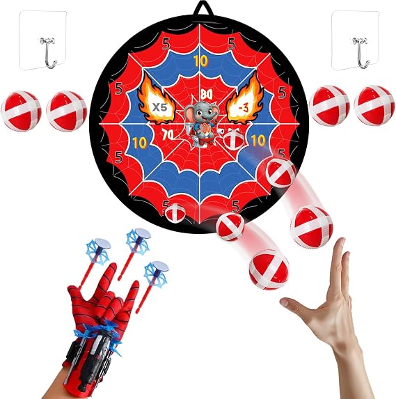 Spiders Web Shooter ,Spider Toys for Boys 4-6,Boys 6-8 Years Old,Wrist Toys, Birthday Party Presents