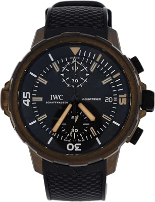 Schaffhausen, Pre-Loved Aquatimer Expedition Charles Darwin Chronograph Automatic Watch Bronze and Rubber 44