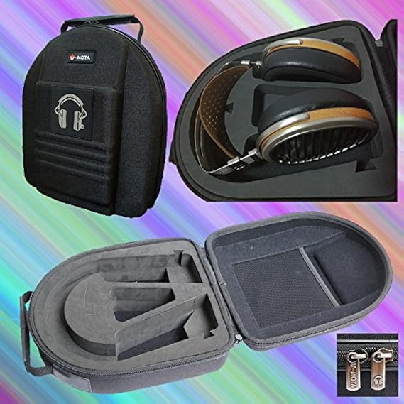 V-MOTATDC Headphones Suitcase Carrying Case Boxes Compatible with HiFiMan Edition X V2,HE1000 V1 V2,HEK V2,HE-400,HE560 Flat He400i He400s He6 He5le Headset Suitcase