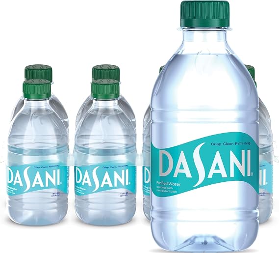 DASANI Purified Water Enhanced with Minerals, 12 fl oz (pack of 8) | Reverse-osmosis-purified water, enhanced with a proprietary blend of minerals for taste