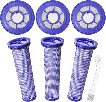 6 Pack Replacement Vacuum Filter for Dyson DC41 DC41 DC65 DC66 Vacuum,3 Pack Post Filter & 3 Pack Pre Filter
