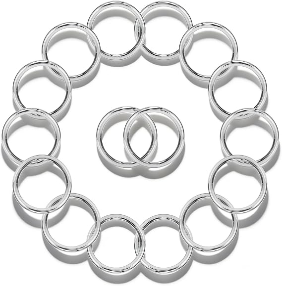Metal Rings for Crafts 1 Inch, 16 Pcs