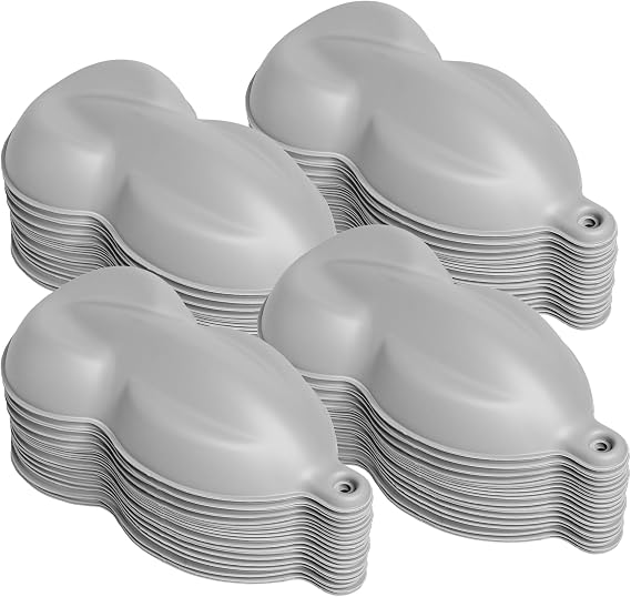 Speed Shapes (100) Primer Gray Plastic Car Models for Auto Paint Display, Wrap and Tint Sample Display | Made in USA