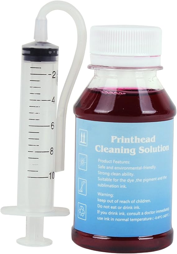 Inkjet Printers Printhead Cleaning kit Replacement for Epson Nozzle Cleaner 100ML