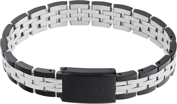 Tommy Hilfiger Mens Jewelry | Dressy Link Bracelet | Perfect for Special Occasions and Everyday Style