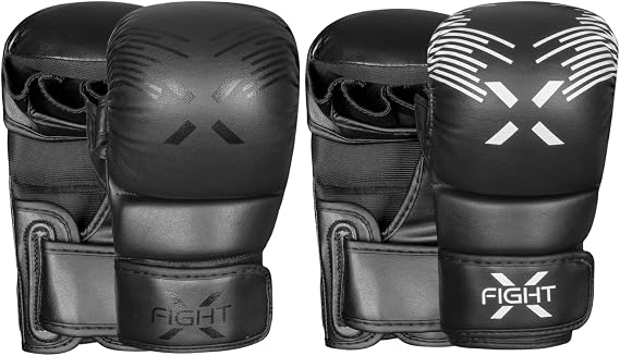 MMA Gloves for Men & Women - Premium Quality Sparring With Open Palms - Perfect for UFC, Martial Arts, Muay Thai, Punching & Kickboxing - Multipurpose