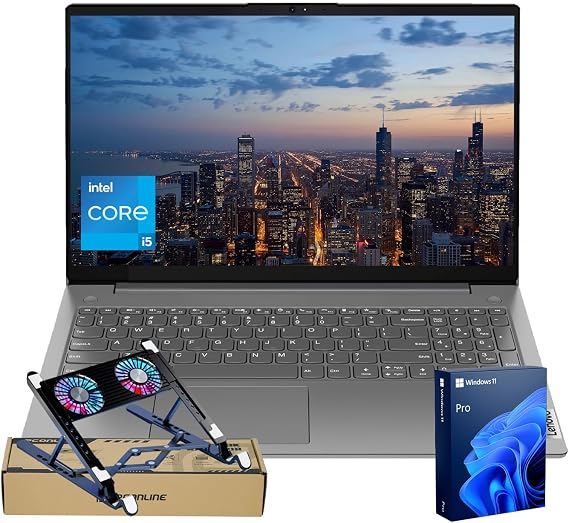 Lenovo V15 Business Laptop, 15.6 1080p Full HD Display, Octa-Core Intel Core i5-13420H (Beat AMD Ryzen 7 7730U), 16GB RAM, 2TB SSD, Windows 11 Pro, Grey, PCO Laptop Cooler