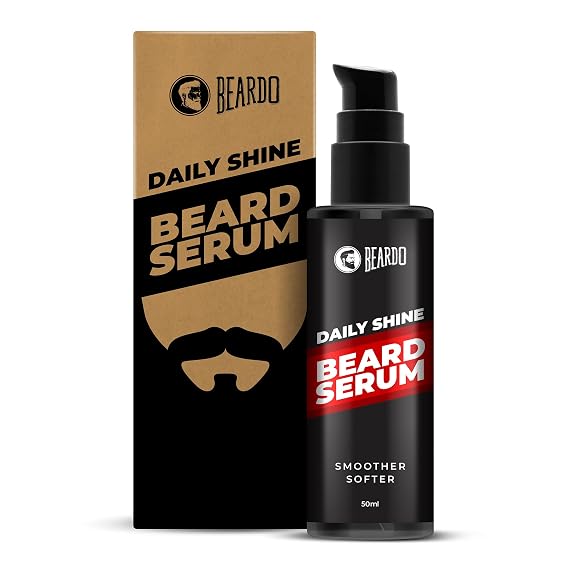 Beardo Beard Serum For Men - 1.69 oz | Daily use beard serum for men | Softens and Smoothes Rough Beard | Gives Beard Shine & Nourishes Beard l Non Sticky