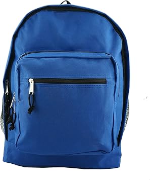 K-Cliffs 18" Classic College School Backpack Day Pack Fits 15.6" Laptop