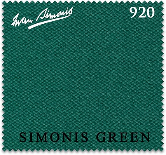 Iwan Simonis 920 Pool Billiard Table Cloth - Authorized Dealer (9 ft, Simonis Green)