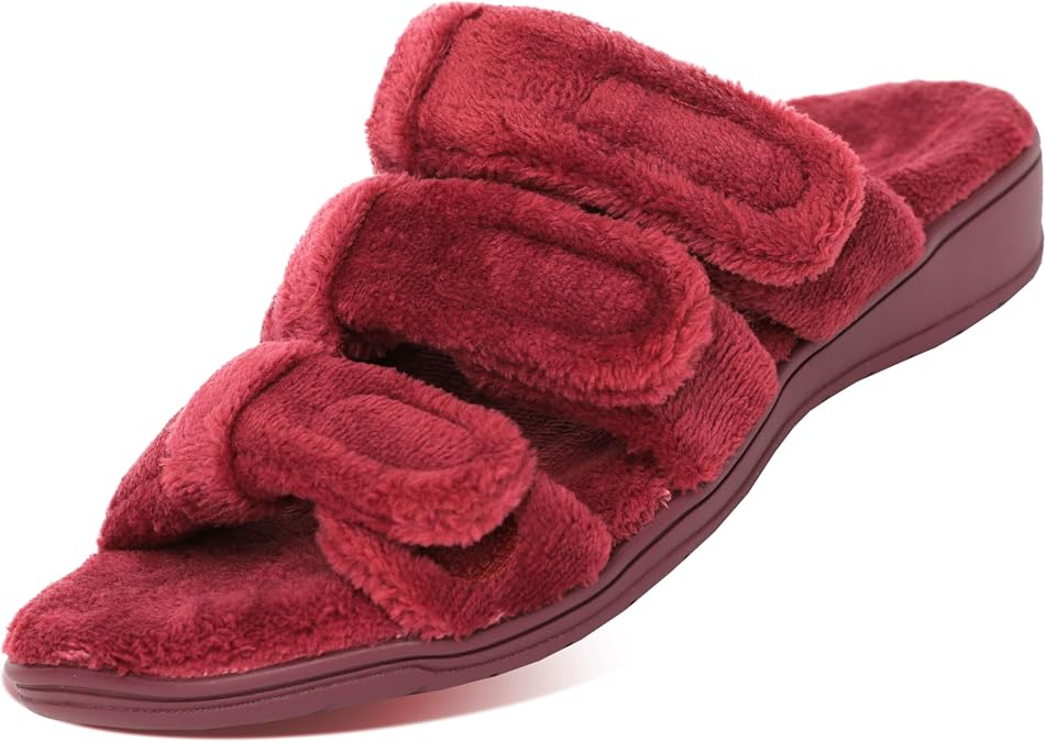 Medical SOLES Women's Comfy Slippers - Fluffy, Cute, and Fuzzy House Slippers for Indoor and Outdoor with Arch Support and Orthopedic Focus for Women