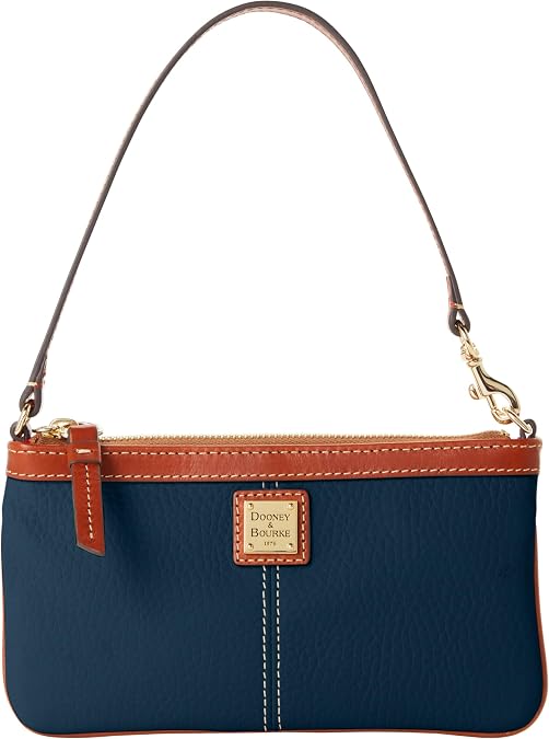 Dooney & Bourke Designer Handbags for Women, Pebble Grain Leather Wristlet Wallet for Women
