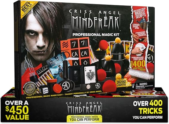 Criss Angel MINDFREAK Professional Magic Kit for Kids, Teens & Adults