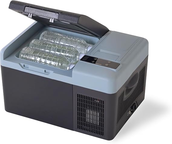Yamazen ELEIN Portable Refrigerator, Portable Cooler, Car Refrigerator, 9L AC/DC/Battery 3WAY Power Supply -18℃~60℃, Car Refrigerator, Freezer, Small, Cooler Box, With Temperature Preservation