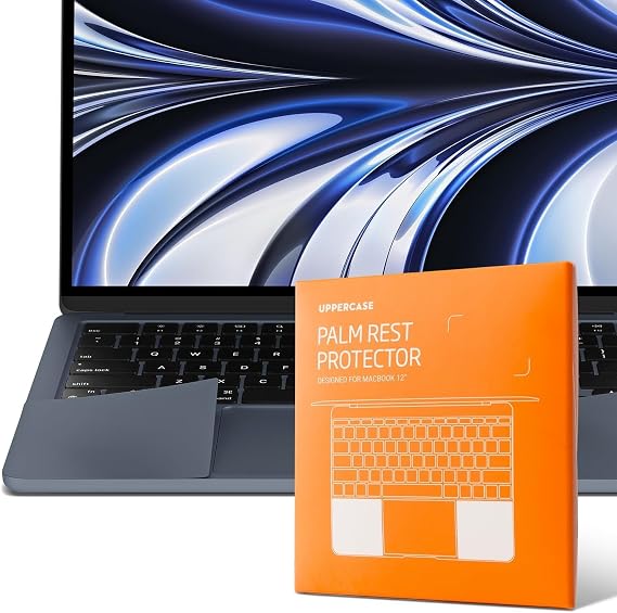 GhostShield Premium Palm Rest Protector Skin Cover Set, Scratches and Wear Protection, Compatible with MacBook Air 13" 2026 2025 2024 2022 with M5 M4 M3 M2, A3449 A3240 A3113 A2681, Midnight