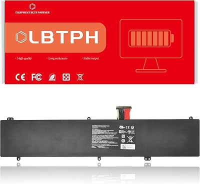 F1 Battery Replacement for Razer Blade Pro 17.3 4K i7-7820HK i7-6700HQ 2017 RZ09-0166 RZ09-01663E52 RZ09-01662E53-R3U1 RZ09-01663E53-R3U1 RZ09-01662E52 3ICP687622 11.4V 8700mAh 99Wh