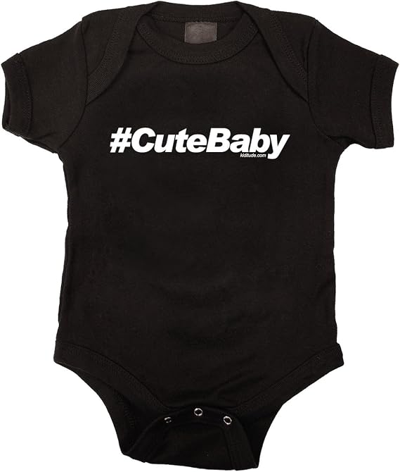 #CuteBaby Hashtag Onesie