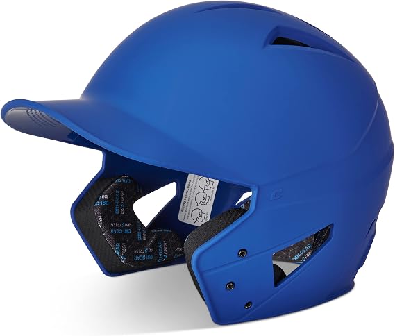 CHAMPRO HX Gamer Performance Baseball Batting Helmet in Solid Color Matte Finish