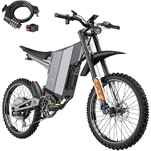 EKXBIKE X22 Peak 8000W Motor Electric Dirt Bike for Adults,up to 50MPH Electric Motorcycle with 2160Wh Removable Battery,19" x2 MTB Off Road Tire Electric Mountain Bike, Full Suspension E Bike