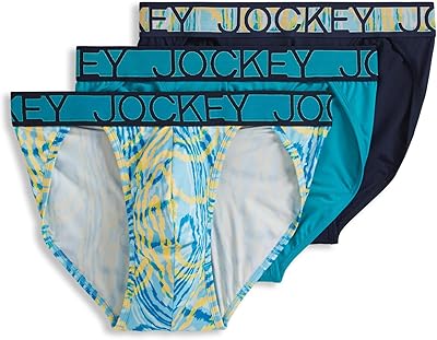 Jockey Mens Underwear Microfiber Stretch String Bikini - 3 Pack
