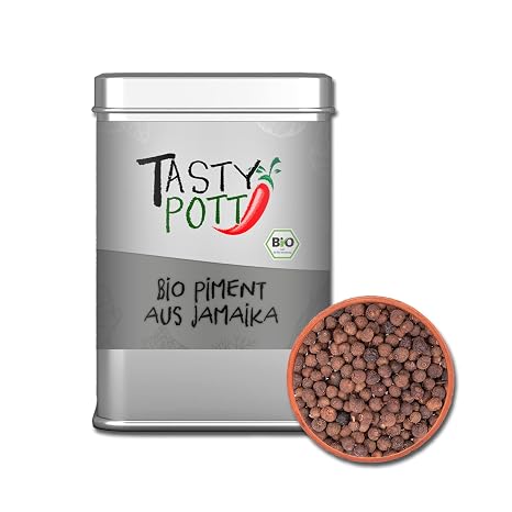 Tasty Pott Pepper Assortment I Peppercorns I Delicatessen I Specialities I Pepper I Pepper I Spices I Spice Mixtures (Organic Pspice from Jamaica Whole 70 g)