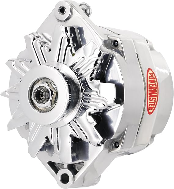 Powermaster - Alt GM 12SI Polish 100A 1V Pulley 1 or 3 Wire