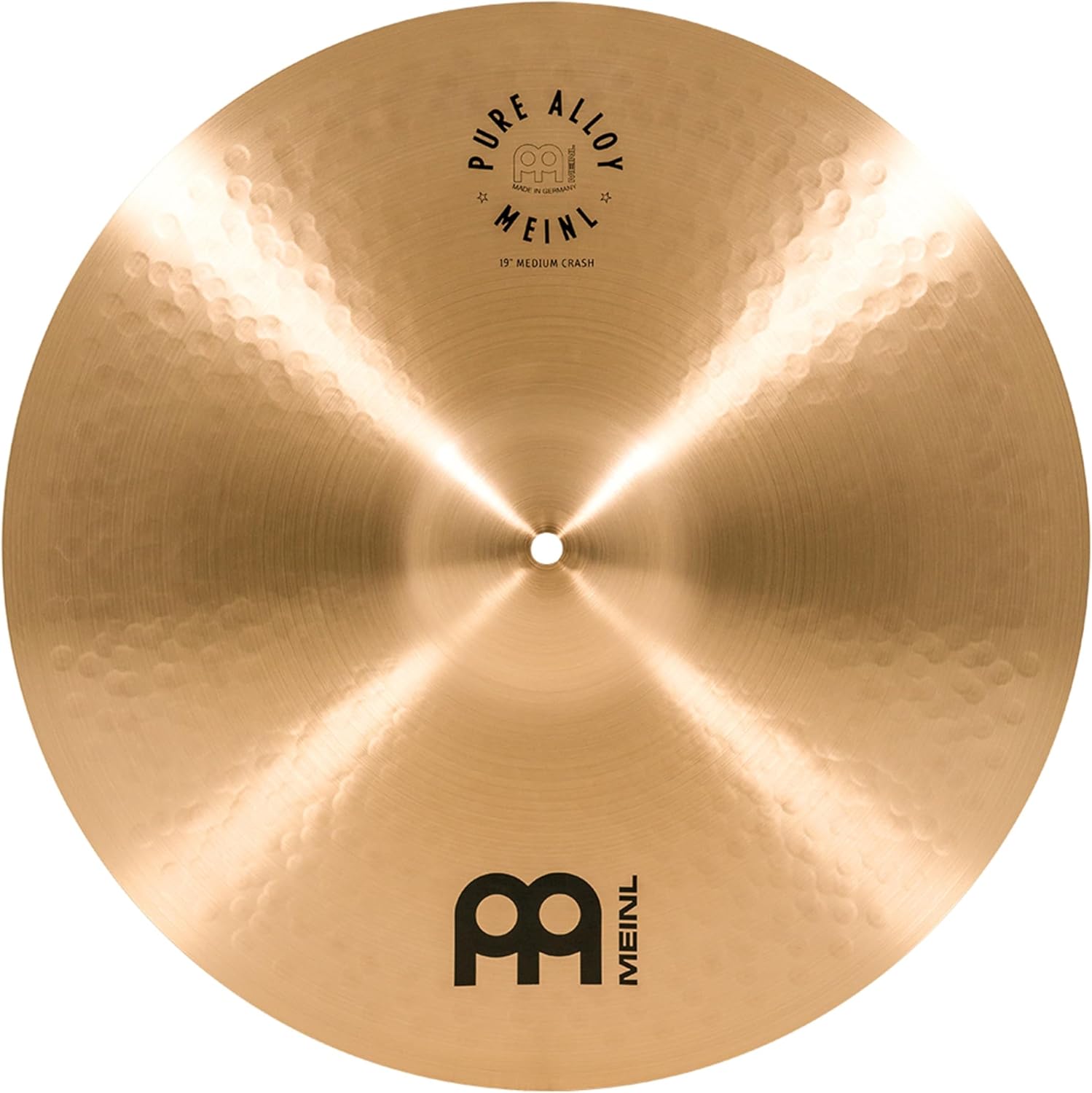 MEINL Cymbals Pure Alloy Series Crash Cymbal 19 Medium Crash PA19MC