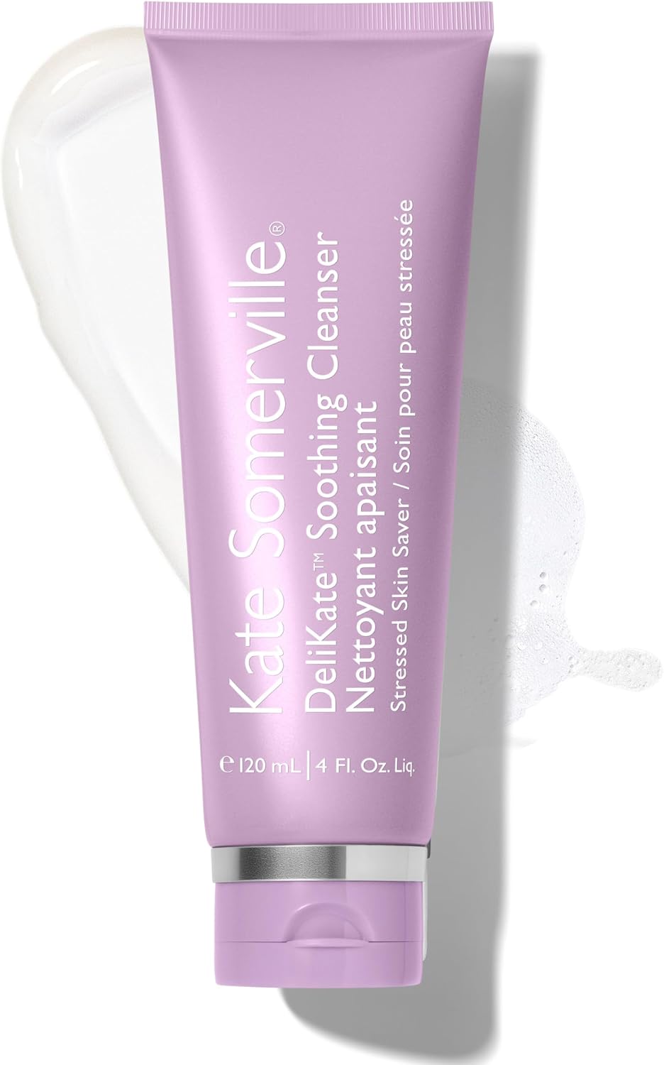 Kate Somerville DeliKate Soothing Cleanser – Clinically Proven Hydrating Face Wash, Tightness and Redness Relief for Stressed or Sensitive Skin, 120 mL