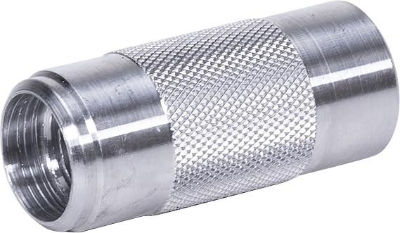 WAL-BOARD TOOLS Drywall Sanding Pole Adapter, Metal, Assembled in the USA | Connects Male Threaded Wood Handle To Standard Sander Head, 035-009