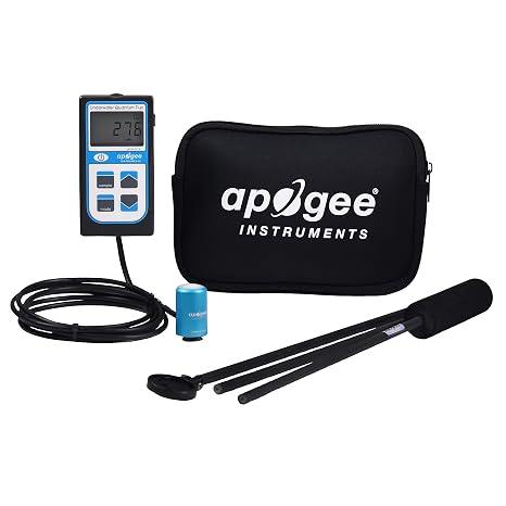Apogee Instruments MQ-510 Full-Spectrum Quantum PAR Meter Bundle (w/AM-320 Submergible Sensor Wand) - for pecision Underwater/Reef Tank Light measurment - for All Light Sources Including LEDs