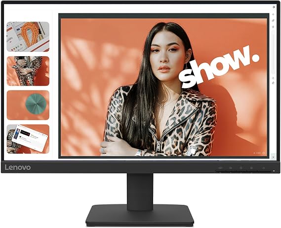 Lenovo L22-4e - Office Monitor - 21.5" FHD IPS Display - 100Hz Refresh Rate - 4 ms MPRT - 99% sRGB - Raven Black - Tilt Stand