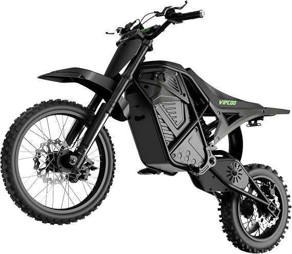 H3 Electric Dirt Bike for Teens and Adults, 3500W Electric Motorcycle, Up to 40MPH / 45 Slope / 45 Miles Range, 14"/12" Fat Tire E Dirt Bike with Nitrogen Suspension Fit Age 13+