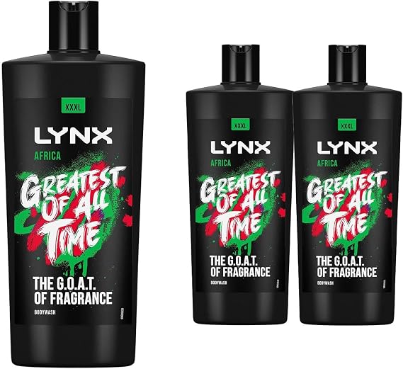Lynx Shower Gel 12 Hours of Long Lasting Refreshing Fragrance Body Wash with Plant-Based Moisturisers for Men L Size Body Cleanser for Naturally Soft Skin, 700ml (Africa, Buy 3)