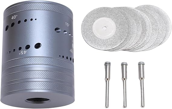 Tungsten Sharpener, Tungsten Electrode Sharpener with Cut Off Slots and Offsets Tool Kit Steel Electrode Grinding Tool Welding Tool Wheels Welding